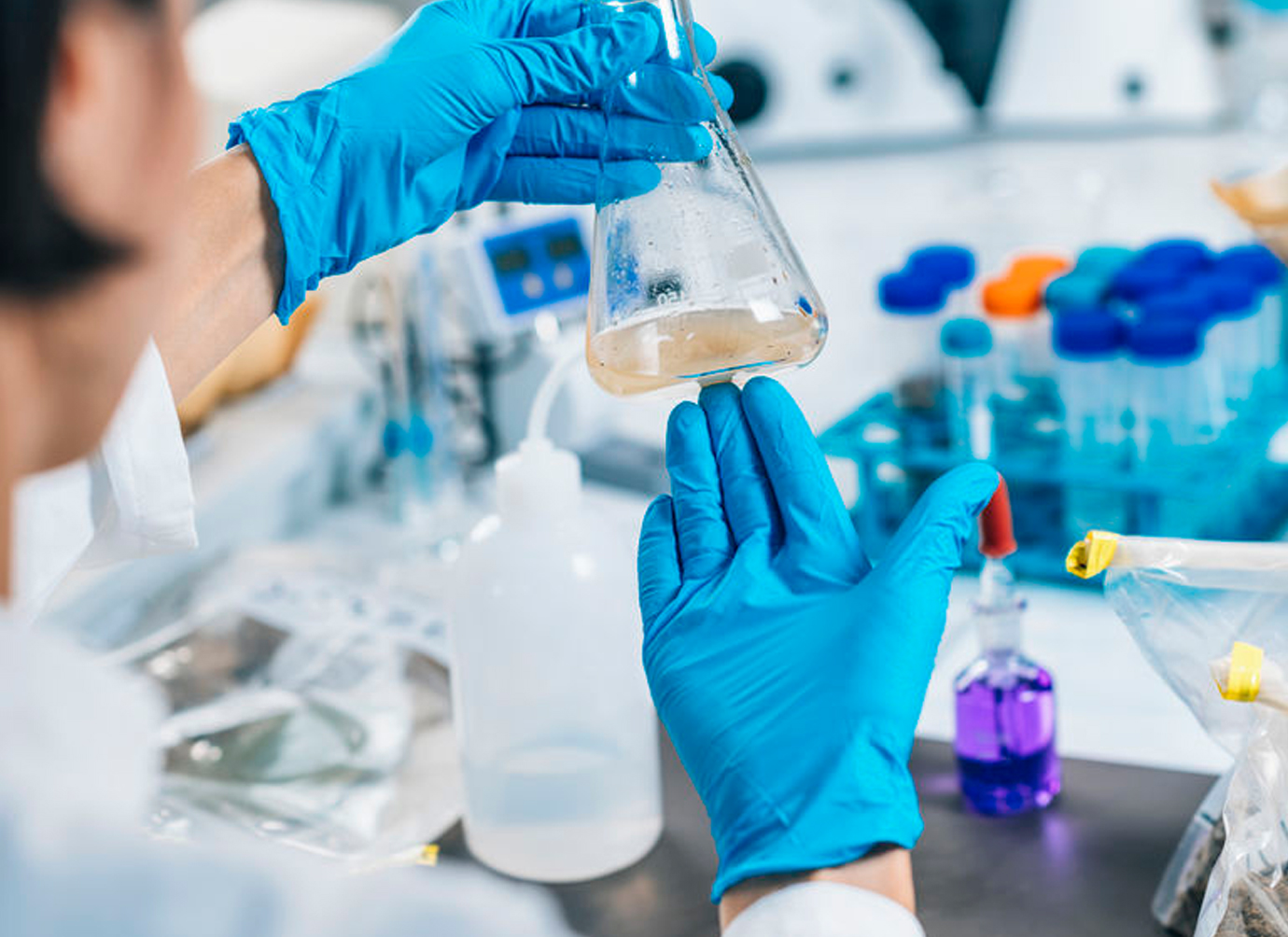 Nurses working at desk