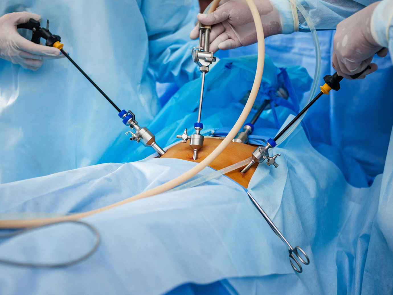 Nurses working at desk