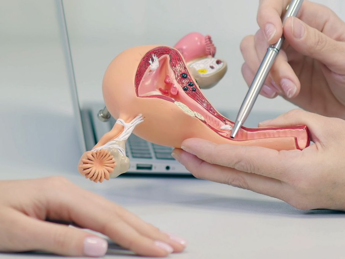 Nurses working at desk